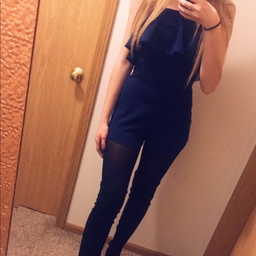Dark blue romper